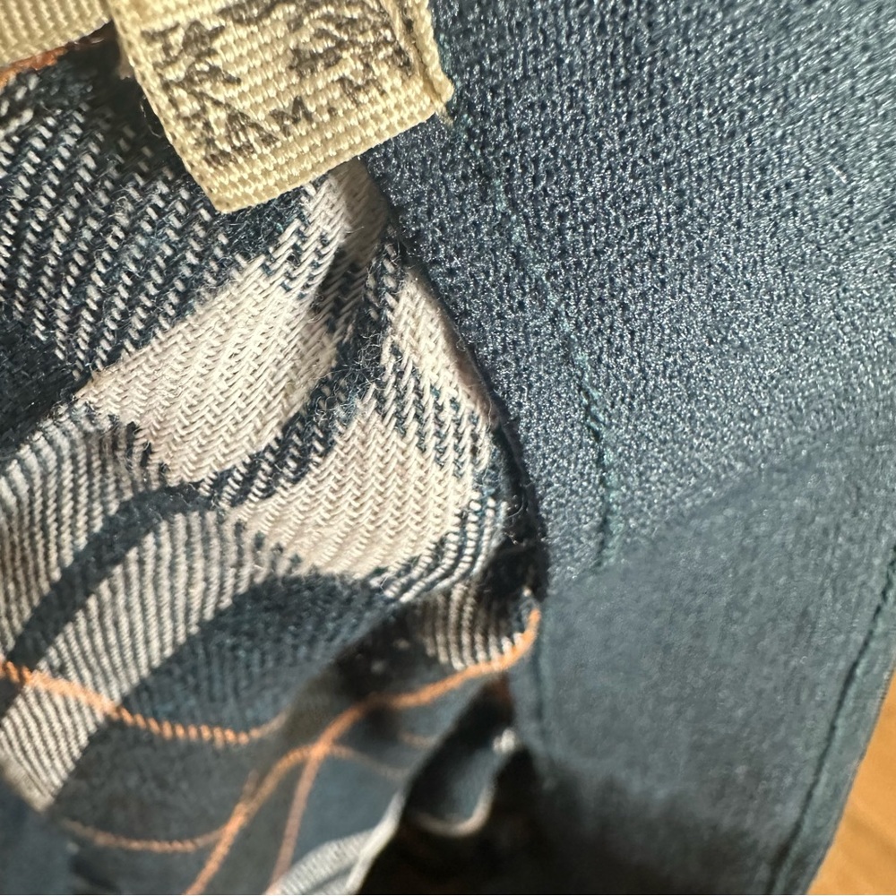 Free People Blue Plaid Women Shorts - Picture 7 of 7